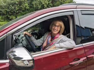 Me looking forward to driving off into the sunset in my minivan!